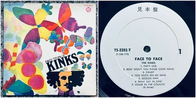 The Kinks - Face To Face JAPAN PROMO RARE 1970 ROCK PYE YS-2282-Y AUDIOPHILE POP - Image 1 of 4