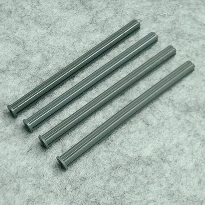 LEGO Technic Axle 8L with Stop 55013 Dark Bluish Gray Lot of 4 Genuine Used - Image 1 of 4