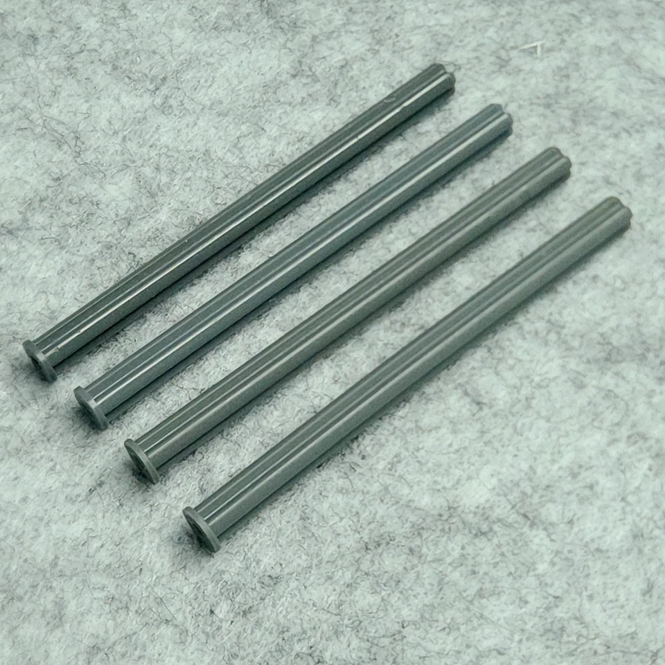 LEGO Technic Axle 8L with Stop 55013 Dark Bluish Gray Lot of 4 Genuine Used - Image 1 of 4