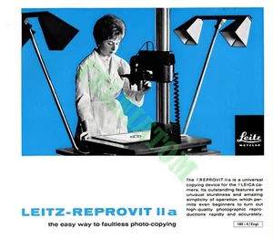 Vintage Leitz Reprovit IIa Brochure (8 pages) - Picture 1 of 1