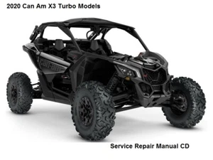 2020 Can-Am CanAm Maverick X3 X RS XDS TURBO R RR MAX Service Repair Manual CD - Picture 1 of 2