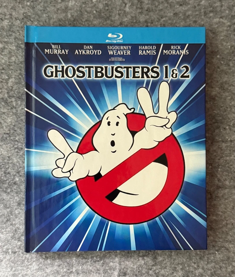 Ghostbusters  1 & 2 (Blu-ray) *REGION A* - Digibook - LIKE NEW - image 1 of 2