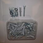 4 to 50 x coach bolts, wall plugs and washers for sky dish/ aerial wall bracket