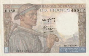 France 1949 10 Francs XF Banknote Pick 99 Bargain Bin - Picture 1 of 2