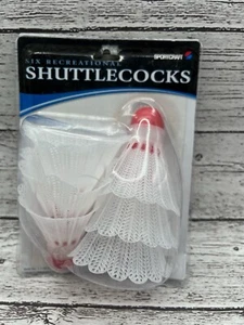 Sportcraft Six Recreational Badminton Shuttlecocks Birdies - Picture 1 of 4