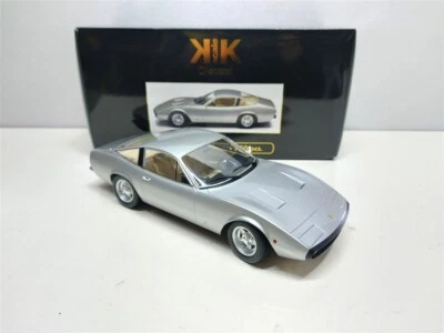 FERRARI 365 GTC4 Silver del 1971 - 1/18 KK-scale Limited Ed. 750 pcs. - Immagine 1 di 4