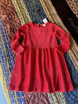 Nuevo con etiquetas Vestido de Vacaciones J Crewcuts Niñas Talla 6 Rojo Ballena Pana Foto 1 de 4