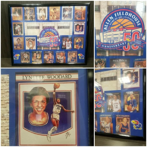 KU KANSAS JAYHAWKS 50TH ANNIVERSARY OF ALLEN FIELDHOUSE BASKETBALL POSTER Cover