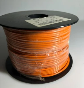 Cordón de conmutación PVC 100m, alta flexibilidad, LiYv, 1,0 mm², naranja, exterior Ø 2,1 mm - Imagen 1 de 2