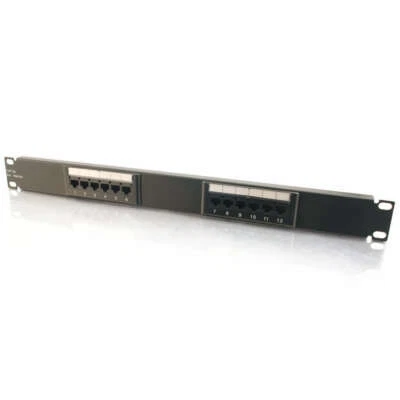 12-Port Cat5E 110-Type Patch Panel-C2G - Image 1 of 4