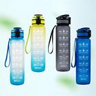 Water Bottle Reusable Drinking Jug BPA Free Indoor Fitness Gym Sports 1000ML