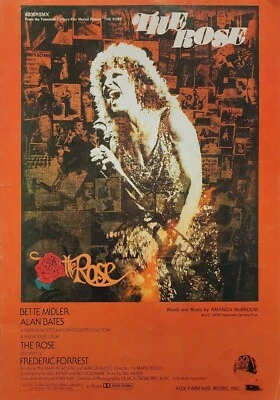 Bette Middler The Rose Piano Vocal Guitar Sheet Music Song d1 - Image 1 of 3