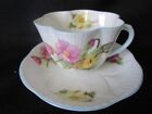 Shelley - Pink & Yellow Flowers - Cup & Saucer