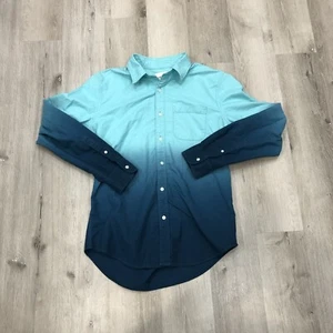 American Eagle Hemd Herren Medium Ombre Grün Farbe Knopf Classic Fit - Bild 1 von 6
