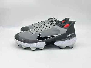 Nike Alpha Huarache Elite 3 MCS Baseball Cleats Grey CZ4453-005 Men's Size 12 - Picture 1 of 10