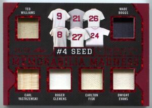 2022 Leaf ITG Ted Williams Yaz Clemens Stan Musial Pujols Gibson 12 Jersey #/20