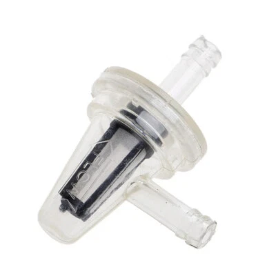 1x Universal Motorcycle Right Angle 90 Degree Inline Fuel Filter 1/4" 6mm Hose - Image 1 of 4