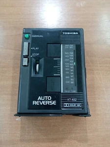TOSHIBA KT-AS2 STEREO CASSETTE PLAYER WALKMAN NOT WORKING WITH RP-AF6 TUNER - Photo 1/14