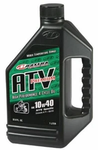 (12) 1 Liter/Quart Bottles Case Maxima Racing Premium 4T ATV Oil 10W40 - Picture 1 of 1