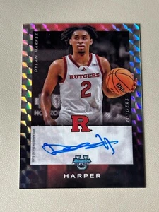 2024-25 Bowman University Best Dylan Harper Geometric Refractor RC Auto ON-CARD - Picture 1 of 2
