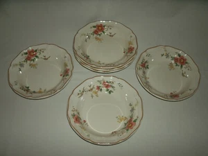 Set of 6 Mikasa Heritage Capistrano China Soup Bowls ~ Made in Japan ~ #2 - Picture 1 of 12