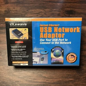 USB Network Card For Windows 98/ME/2K Linksys 10/100 NOS - Picture 1 of 6