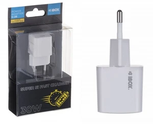 Ładowarka sieciowa I-Box C-38 Pd30W Usb-C - Zdjęcie 1 z 6