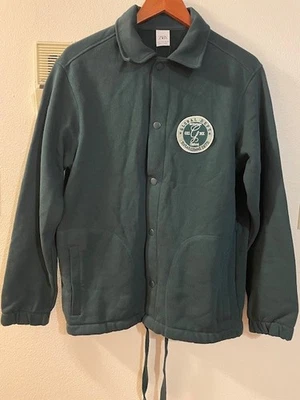 Chaqueta Coach de Algodón para Hombre Zara Verde Oscuro Nueva Pequeña Foto 1 de 4