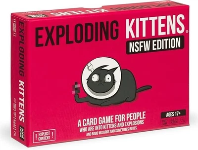 Exploding Kittens NSFW Edition - Adult Teen Party Card Game Russian Roulette New - Image 1 of 4