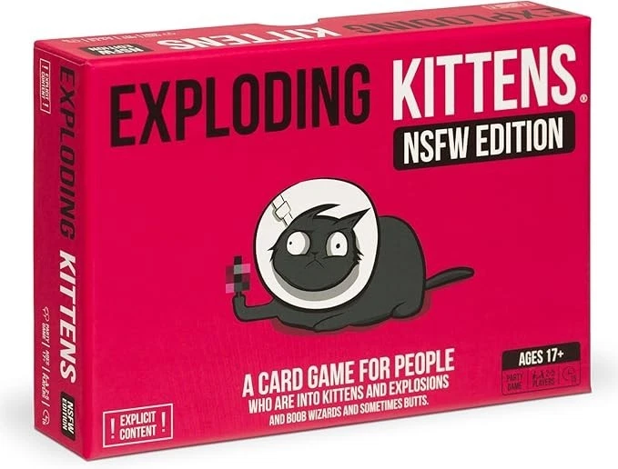 Exploding Kittens NSFW Edition - Adult Teen Party Card Game Russian Roulette New - Image 1 of 4