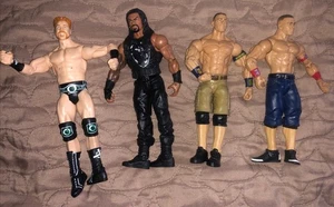 4 WWE Action Figuren LOT SHEAMUS JON CENA X 2 ROMAN REINS EUC - Bild 1 von 8