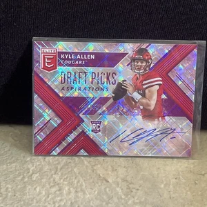 Kyle Allen 2018 Panini Elite Draft Picks Aspirations Purple Auto RC #D 15/25 - Bild 1 von 3