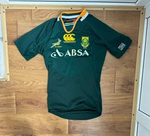 South Africa Rugby Home Shirt Jersey Canterbury Springboks size L Player Issue - Picture 1 of 11