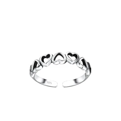 Zehenring klassisch 925 Silber Damen Zehring Toe-Ring Fuss-Schmuck Sterling echt - Bild 1 von 4