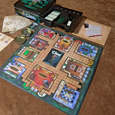 CLUE 50th Anniversary Edition TIN BOX Game 1998 Parker Brothers Hasbro Complete - Image 1 of 4