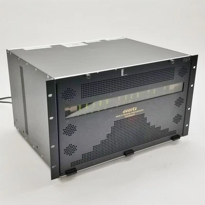Evertz 3000MVP Enclosure w/5*3000MVP-OV-SN 2*3000MVP-PPMG13 3000MVP-OE-5/GI-4 - Image 1 of 4