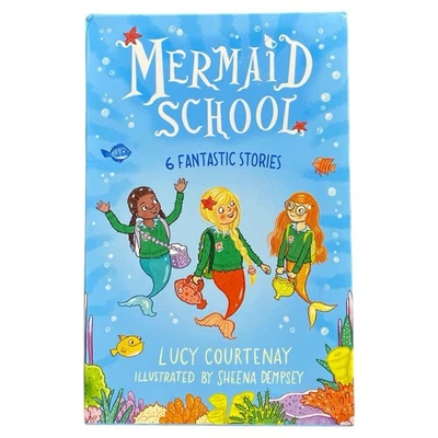 Mermaid School 6 Book Box Set Lucy Courtenay Kids Chapter Books Early Readers - Image 1 of 4