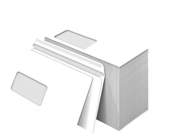 MAILMEDIA Briefumschläge DIN lang mit Fenster weiß Kuvert selbstklebend 75g / qm