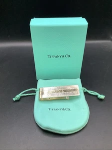 Vintage Tiffany und & Co. 14k Gelbgold Sterlingsilber Streifen Geldklammer - Bild 1 von 3