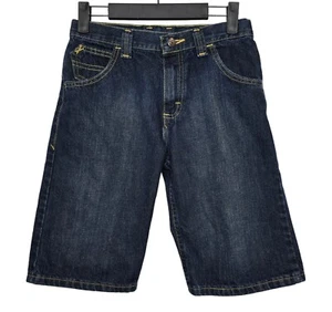Wrangler Boys Size 14 Regular Blue Jean Shorts Adjustable Waist - Picture 1 of 12