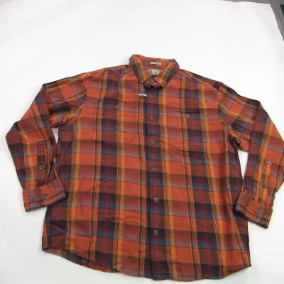 Duluth Shirt Mens Large Long Sleeve Button Front Casual Pockets - Image 1 of 4