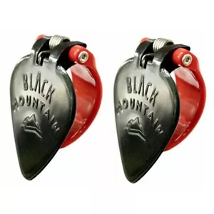 2x Black Mountain Spring Loaded Thumb Picks Red 1.5mm Heavy. BMPHVY - Picture 1 of 3