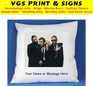 THE 1975 LUXURY SATIN CUSHION COVER CAN BE PERSONALISED FAST POSTAGE - Picture 1 of 1