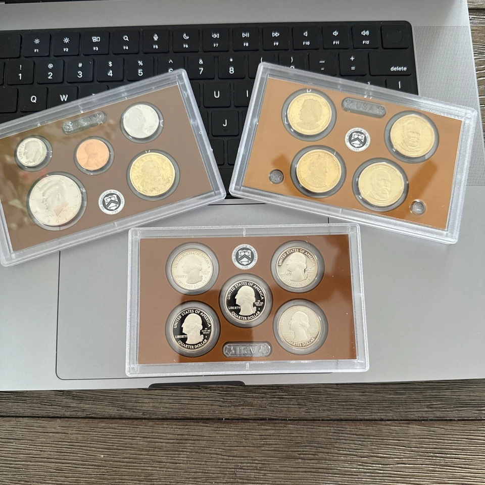 2011-S US Mint Silver Proof Set Gem Coins W/Original Box and COA - Image 1 of 4