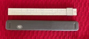 Vintage Frederick Post Co. 1447 Bambus Rechenschieber Lineal mit Etui Japan - Bild 1 von 3