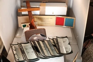 1943 Keystone Model 40 Home Train Eye Comfort Series Stereoscope W/Cards/Manual - Picture 1 of 24