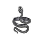 Retro Punk Snake Ring For Men Women Exaggerated Antique Siver Color Fashion Pers