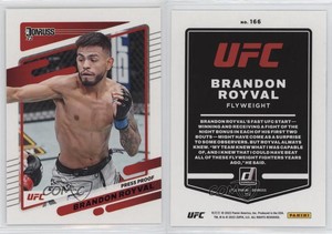 2022 Donruss UFC Press Proof Purple Brandon Royval #166