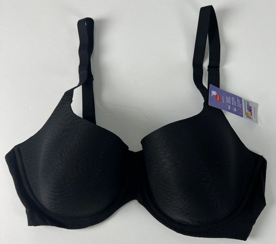 WOMEN'S SIZE XXL PLUS HANES UNDERWIRE COMFORTFLEX FIT EASYWIRE T-SHIRT BRA