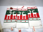 3 Riendeer Christmas Dish Towels As Pictured
